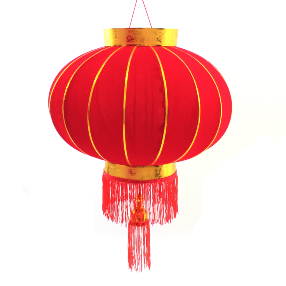 Chinese Lantern w/Velvet Look – 16″ – Theperfectco.com