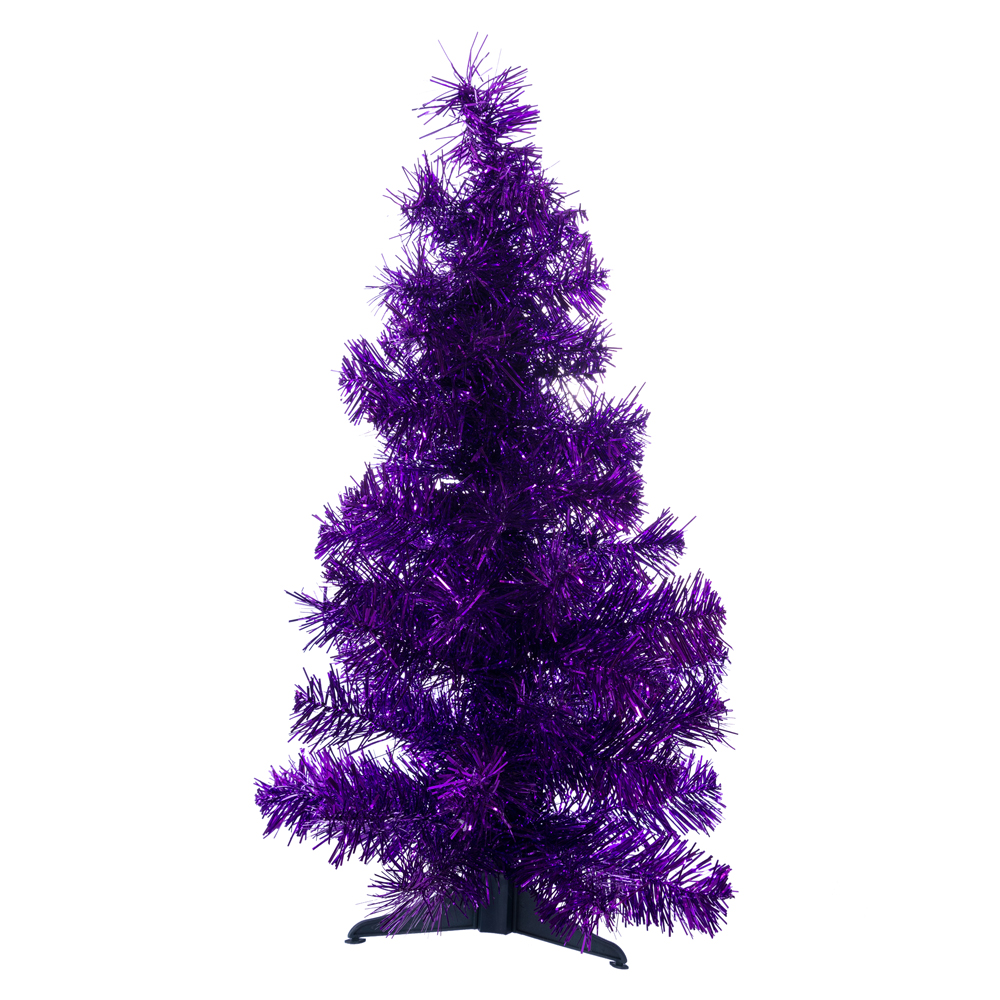 2ft PVC Tabletop Full Christmas Tree – Purple – Theperfectco.com