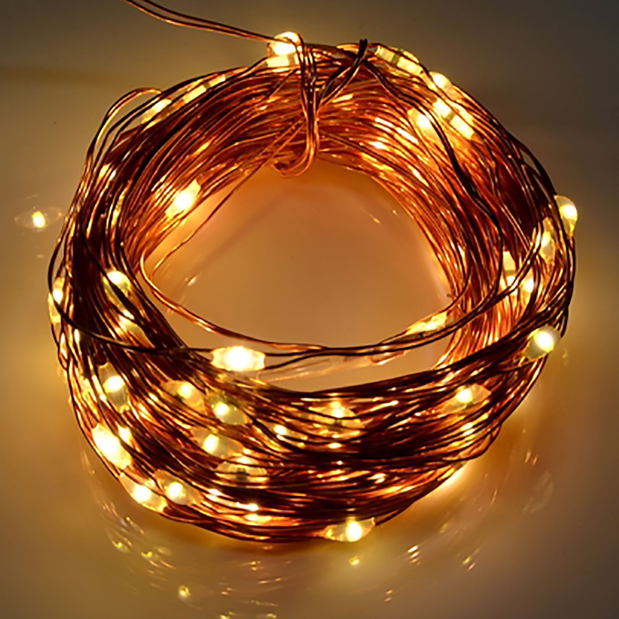 Solar Powered 100 LED Copper Wire Fairy Light 32′ – Theperfectco.com