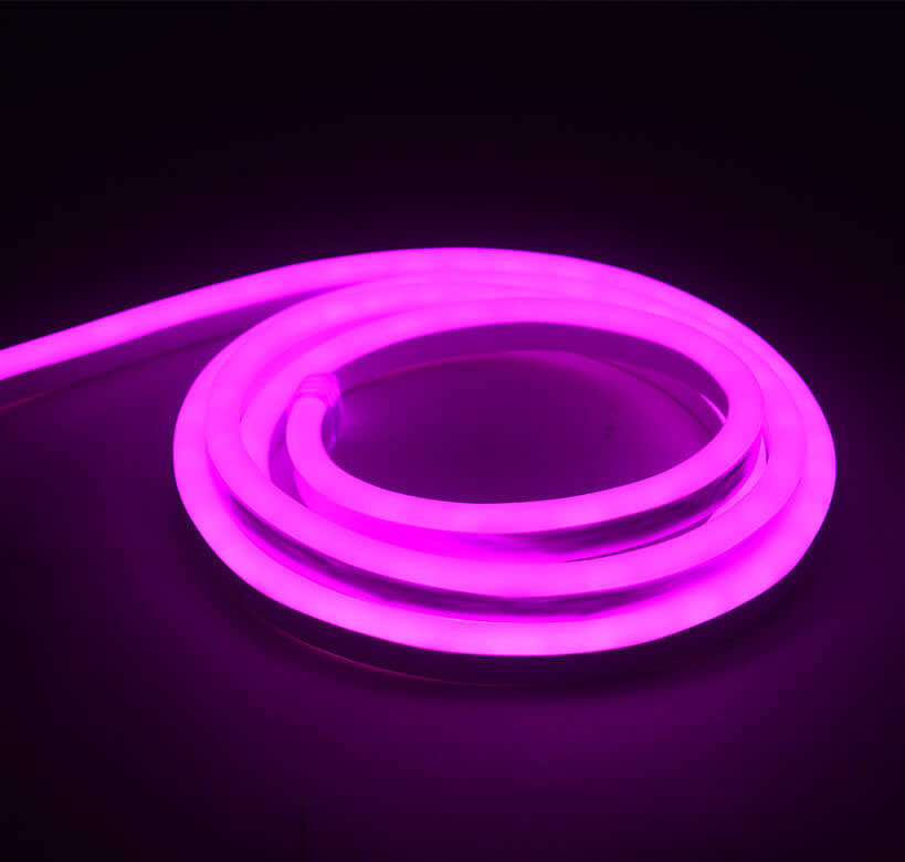LED Flexible Neon Strip Lights 16′ – Pink –